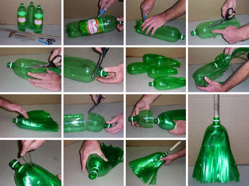 10 formas de usar botellas y platos de plástico viejos