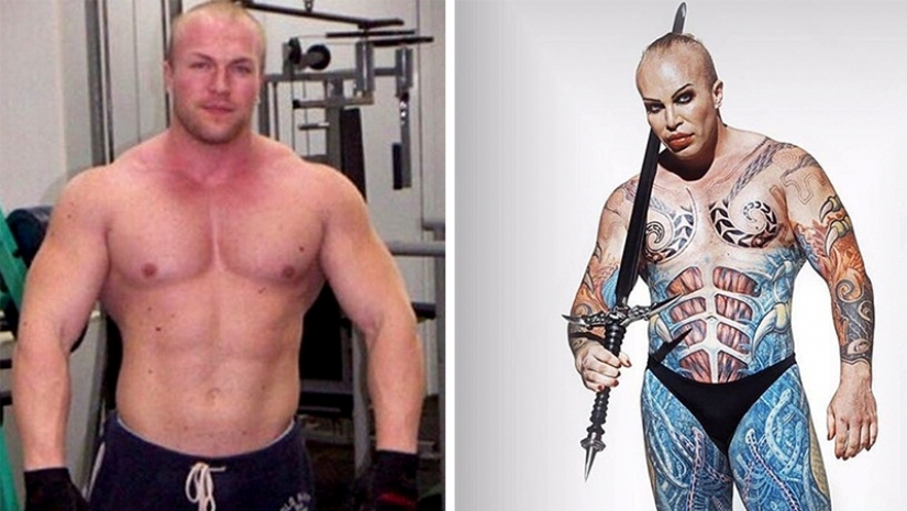 10 Russian freaks before and after transformation