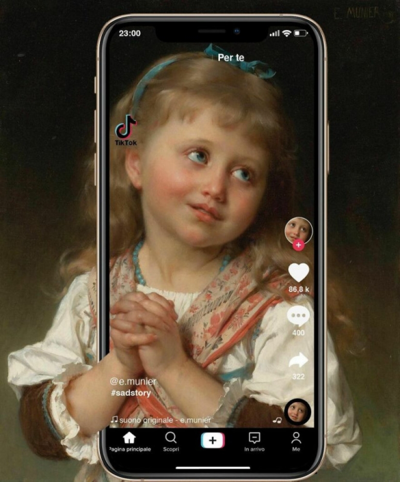 12 classic paintings that have updated in the context of social networks