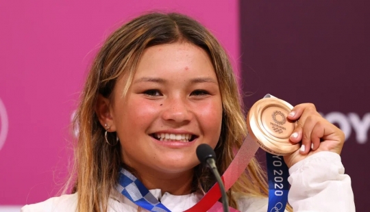 13-year-old champion Skye Brown is a young sensation of the 2020 Olympic Games