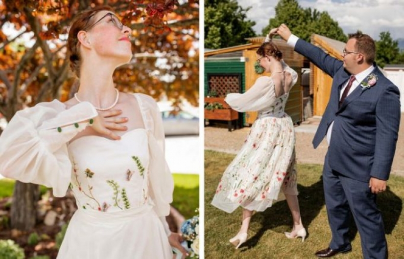 14 chic brides who weren't afraid to ditch their traditional wedding dress and stick to their style