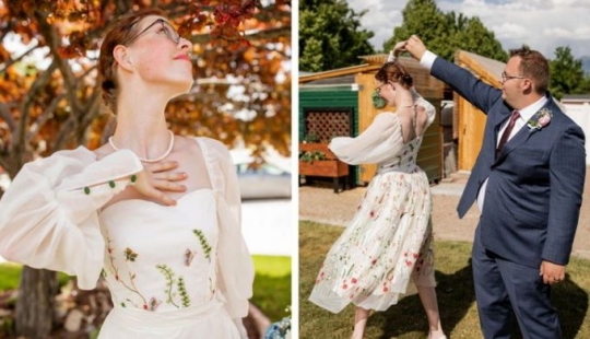 14 chic brides who weren't afraid to ditch their traditional wedding dress and stick to their style