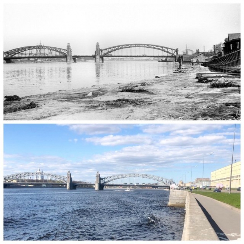 14 photos to compare the old and new St. Petersburg