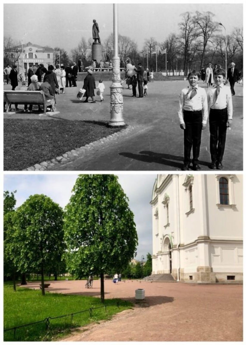 14 photos to compare the old and new St. Petersburg