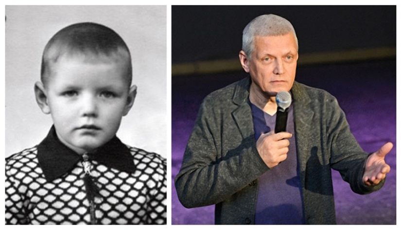 14 Russian stars in childhood and now