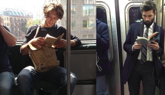 15 chicos calientes con libros, o lo que es "amor a primera vista"