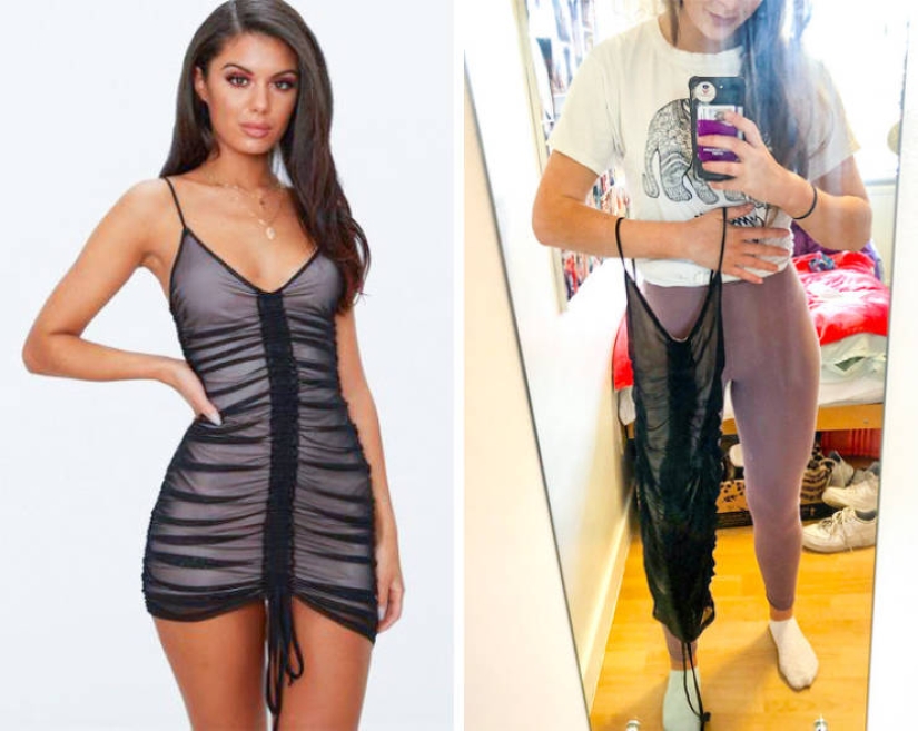 16 online purchases that did not meet expectations