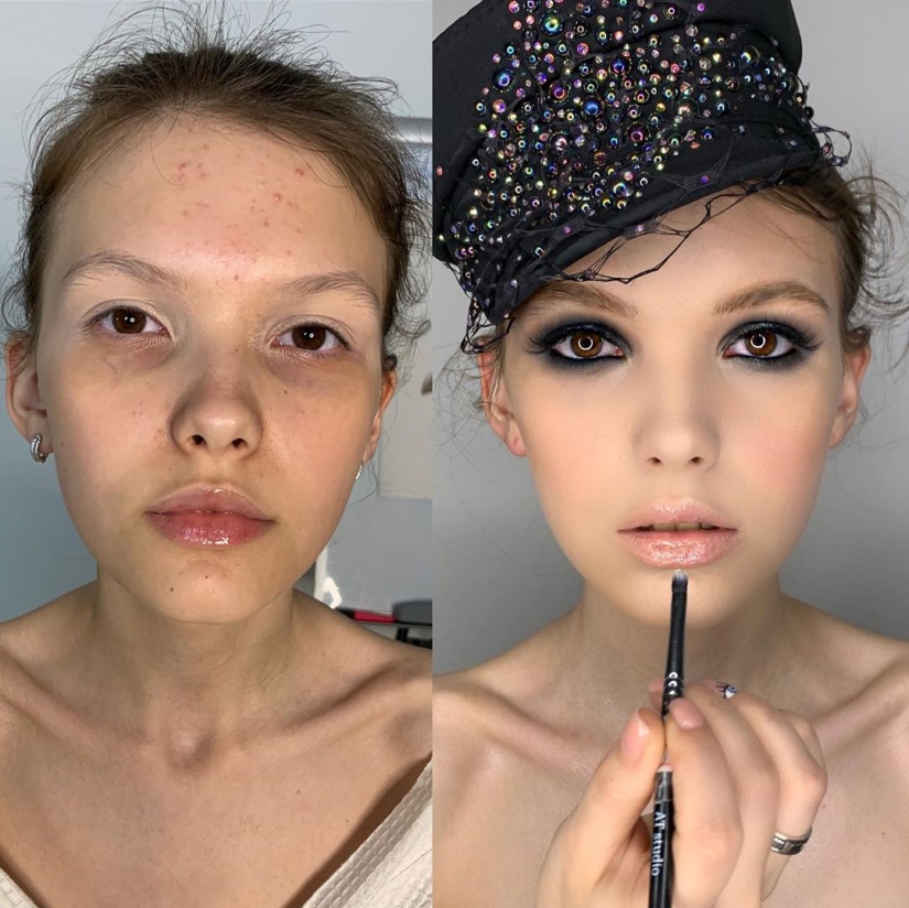 17 fotos que prueban que el maquillaje es una fuerza poderosa