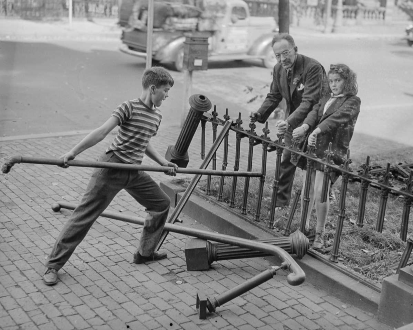 1942: cómo los estadounidenses recolectaron chatarra para la industria militar