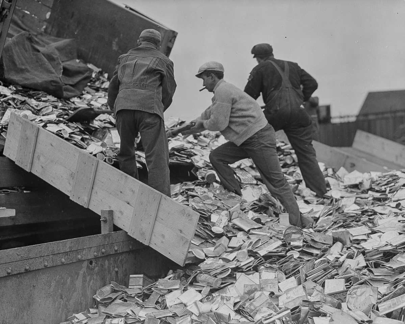 1942: cómo los estadounidenses recolectaron chatarra para la industria militar