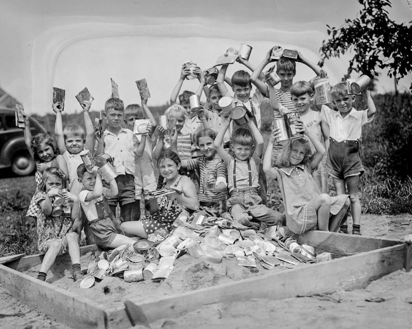 1942: cómo los estadounidenses recolectaron chatarra para la industria militar