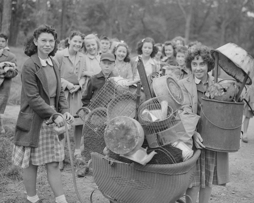 1942: cómo los estadounidenses recolectaron chatarra para la industria militar