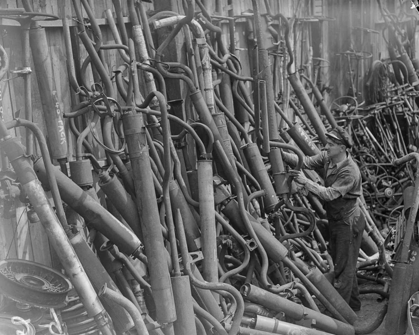 1942: cómo los estadounidenses recolectaron chatarra para la industria militar