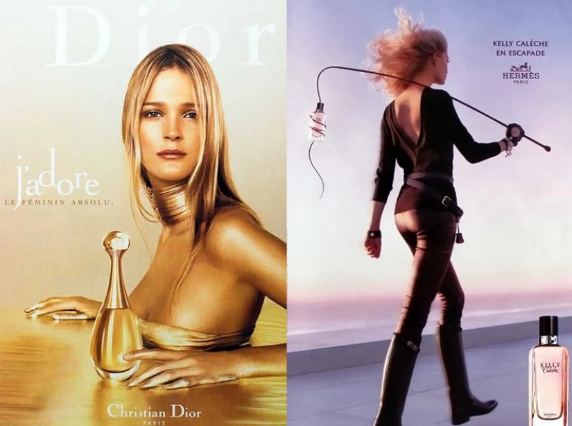 20 años después: ahora mira los modelos de los anuncios de perfume cero
