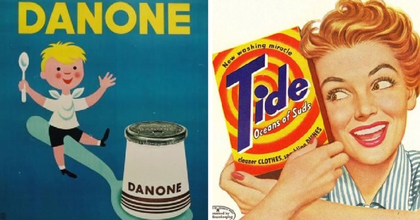 20 examples of what advertising of famous brands looked like in the distant past