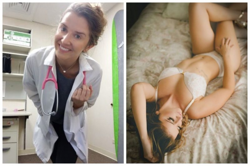 20 photos of a hot nurse, to which all men dream to get