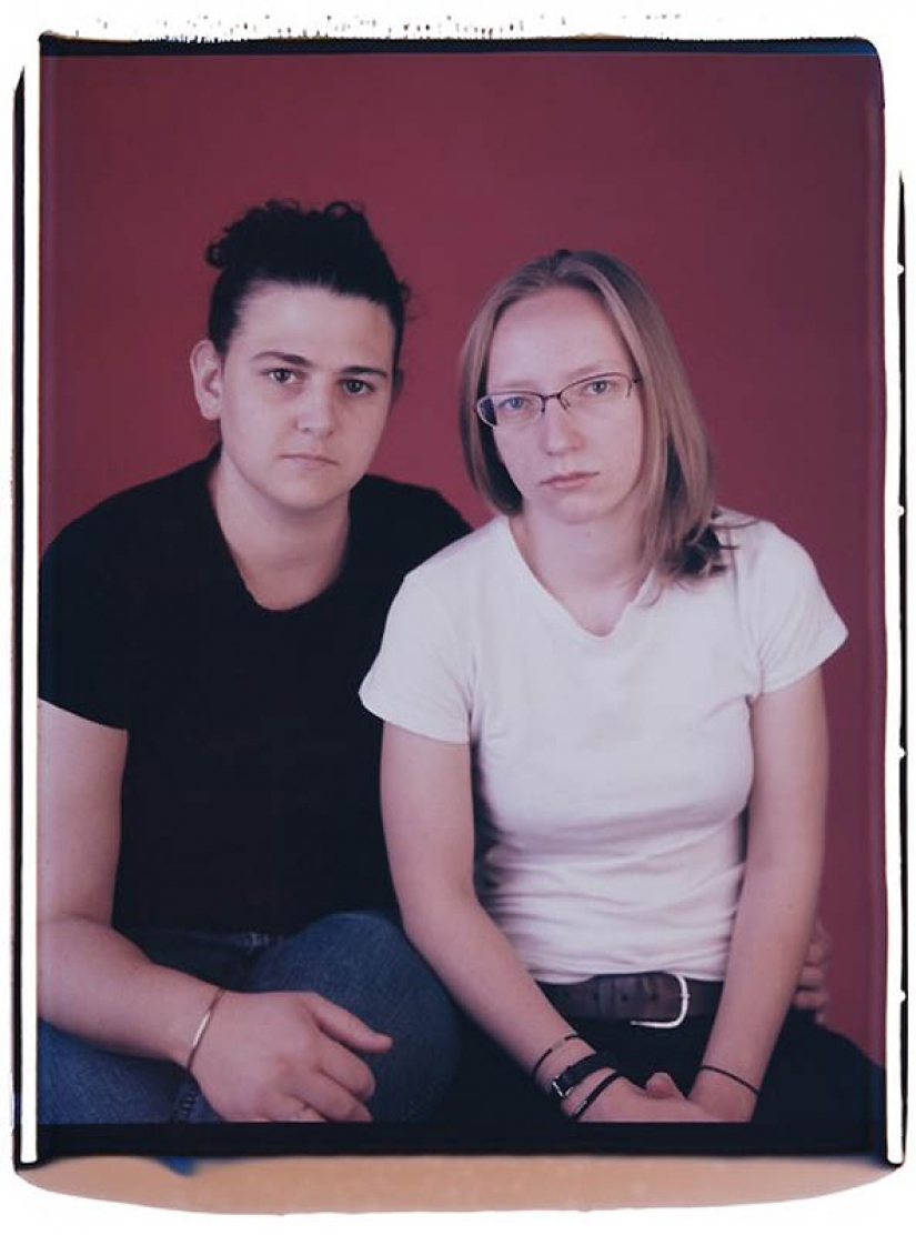 20 retratos del proyecto fotográfico de parejas»