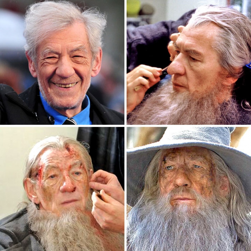 22 tomas de antes y después que muestran cuánto esfuerzo se ha invertido en el maquillaje de Hollywood