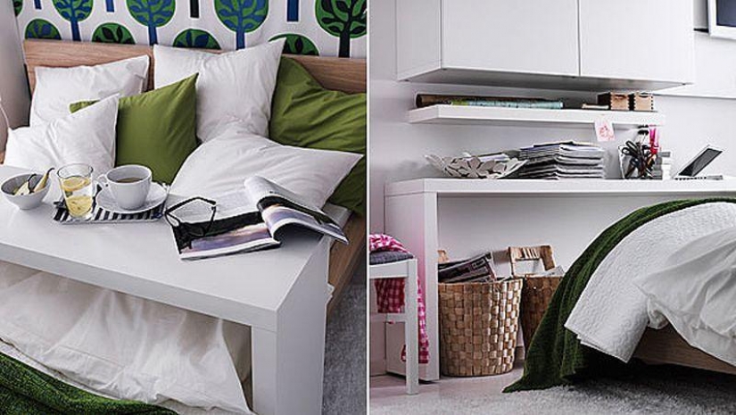 23 tips on how to equip a small bedroom