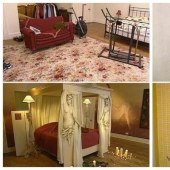 25 cardinal interior cambios del culto BBC show "Changing Rooms"