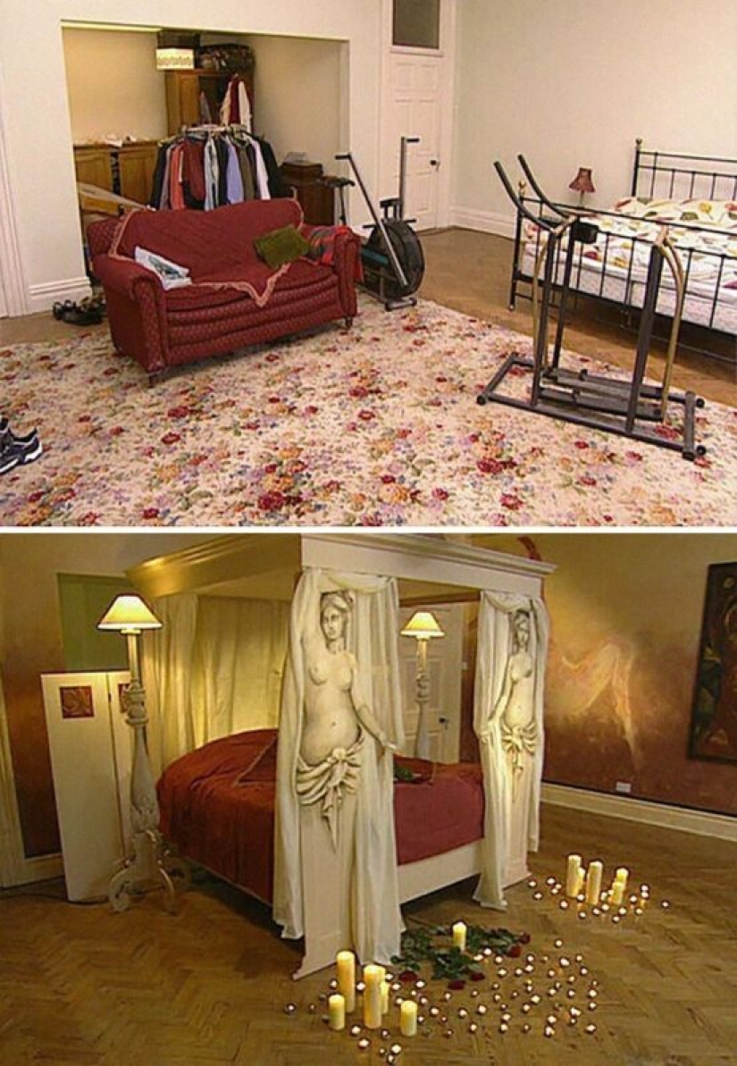 25 cardinal interior changes from the cult BBC show "Changing Rooms"