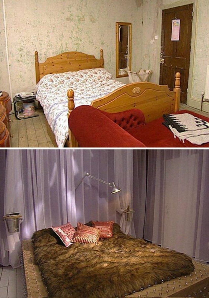 25 cardinal interior changes from the cult BBC show "Changing Rooms"