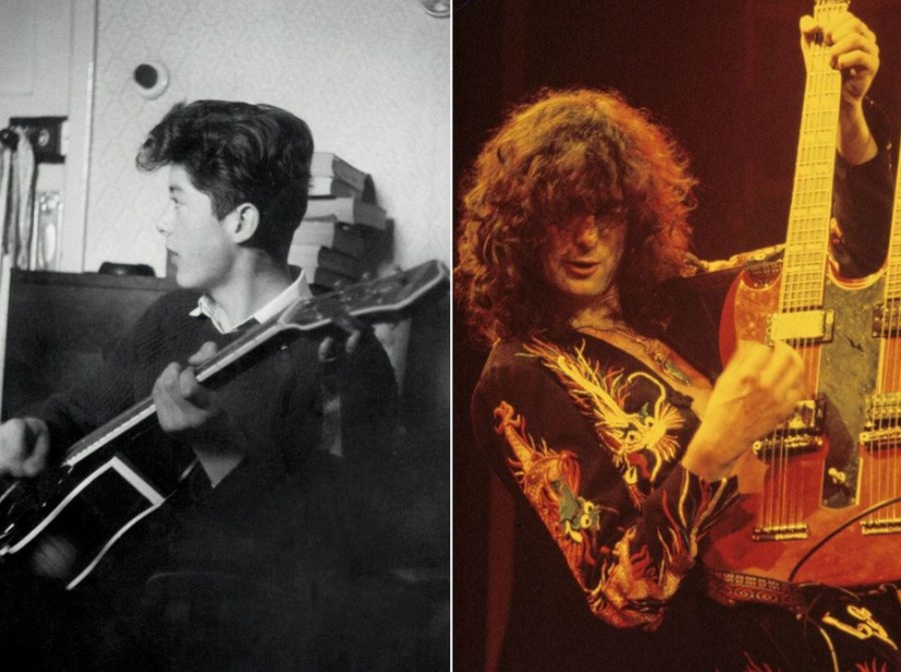 25 estrellas de rock icónicas en su juventud