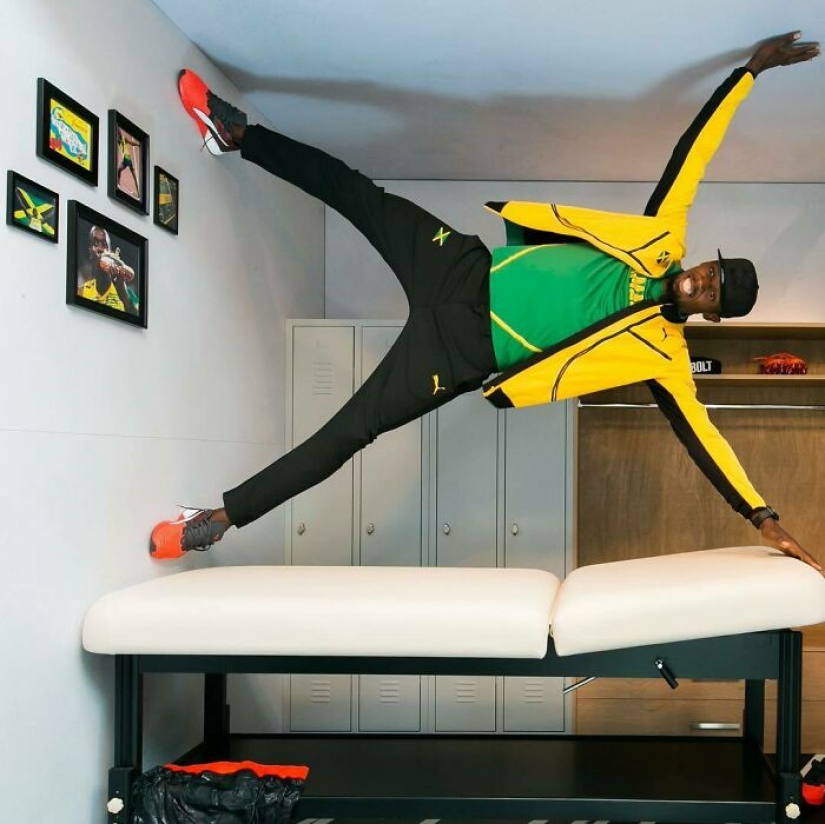 25 rare photos of Olympians showing what is happening behind the scenes of big sports