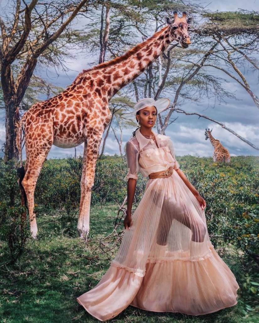 30 amazing photos of Christina Makeeva directly from Kenya