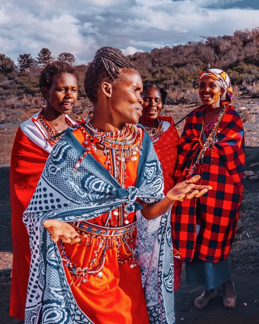 30 amazing photos of Christina Makeeva directly from Kenya