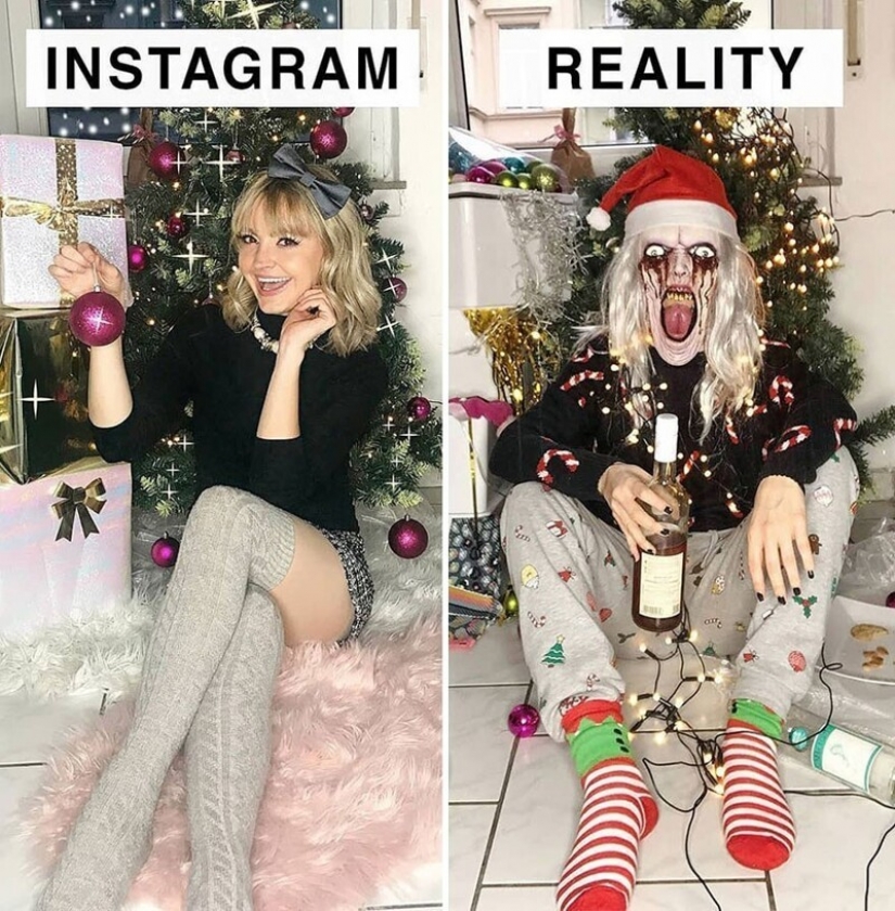 30 comparaciones divertidas de "Instagram y realidad" por Geraldine West