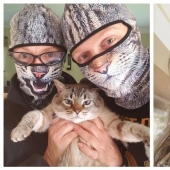30 extrañas y divertidas máscaras protectoras para gatos