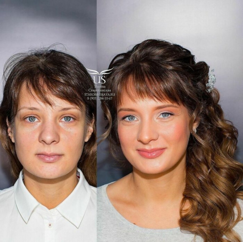 30 magical makeover with makeup from Petersburg master Ulyana Starobin