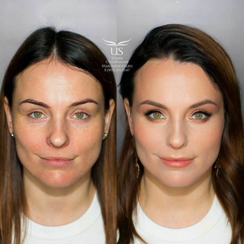 30 magical makeover with makeup from Petersburg master Ulyana Starobin