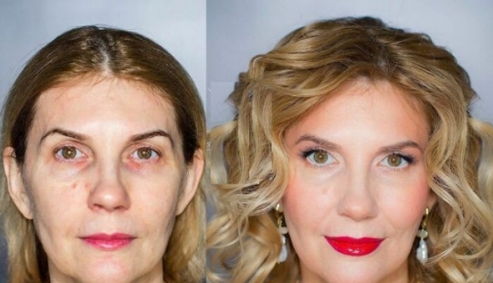 30 magical makeover with makeup from Petersburg master Ulyana Starobin