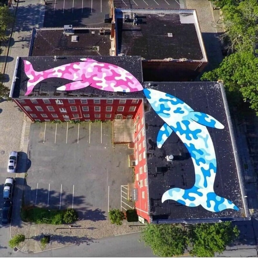 30 obras del artista de la calle que ama a revitalizar los paisajes urbanos