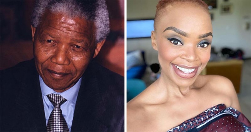 30 photos side by side of the celebrities with their grandsons and granddaughters