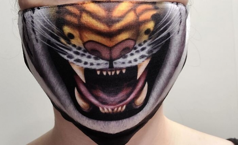 30 strange and funny protective masks for cat people