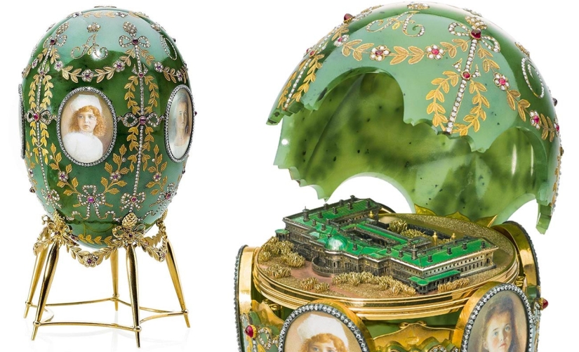 7 Faberge masterpieces on display at the Victoria and Albert Museum in London