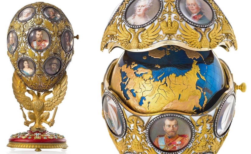 7 Faberge masterpieces on display at the Victoria and Albert Museum in London