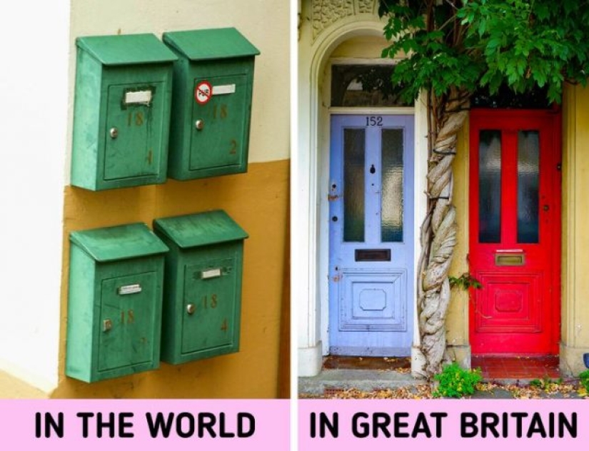 7 features to help you recognize a typical British home