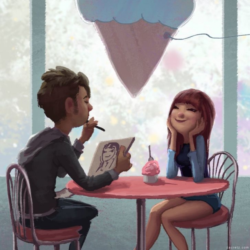 8 illustrations that reveal everything about love and romance