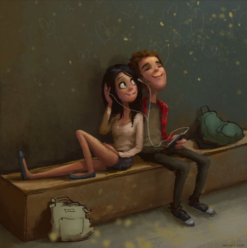 8 illustrations that reveal everything about love and romance