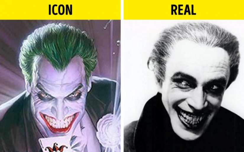 8 real faces hidden behind famous icons