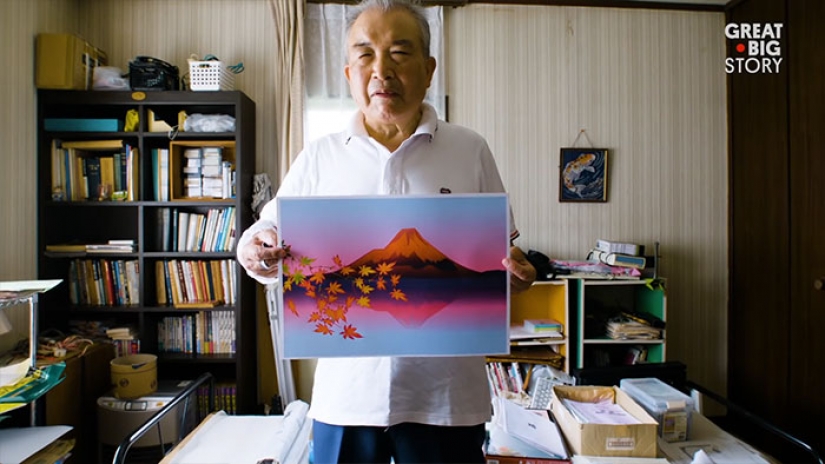 80-year-old man masters Excel to create amazing pictures