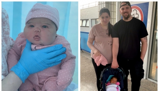 A big miracle: in the UK, a baby hero weighing 6 kg was born A big miracle: in the UK, a baby hero weighing 6 kg was born