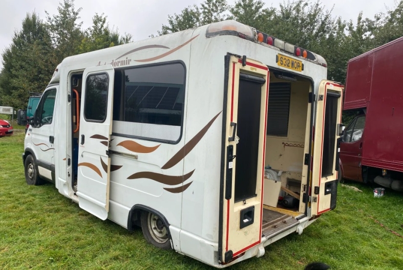 A British woman has paid off her debts by turning old ambulances into stunning mobile homes