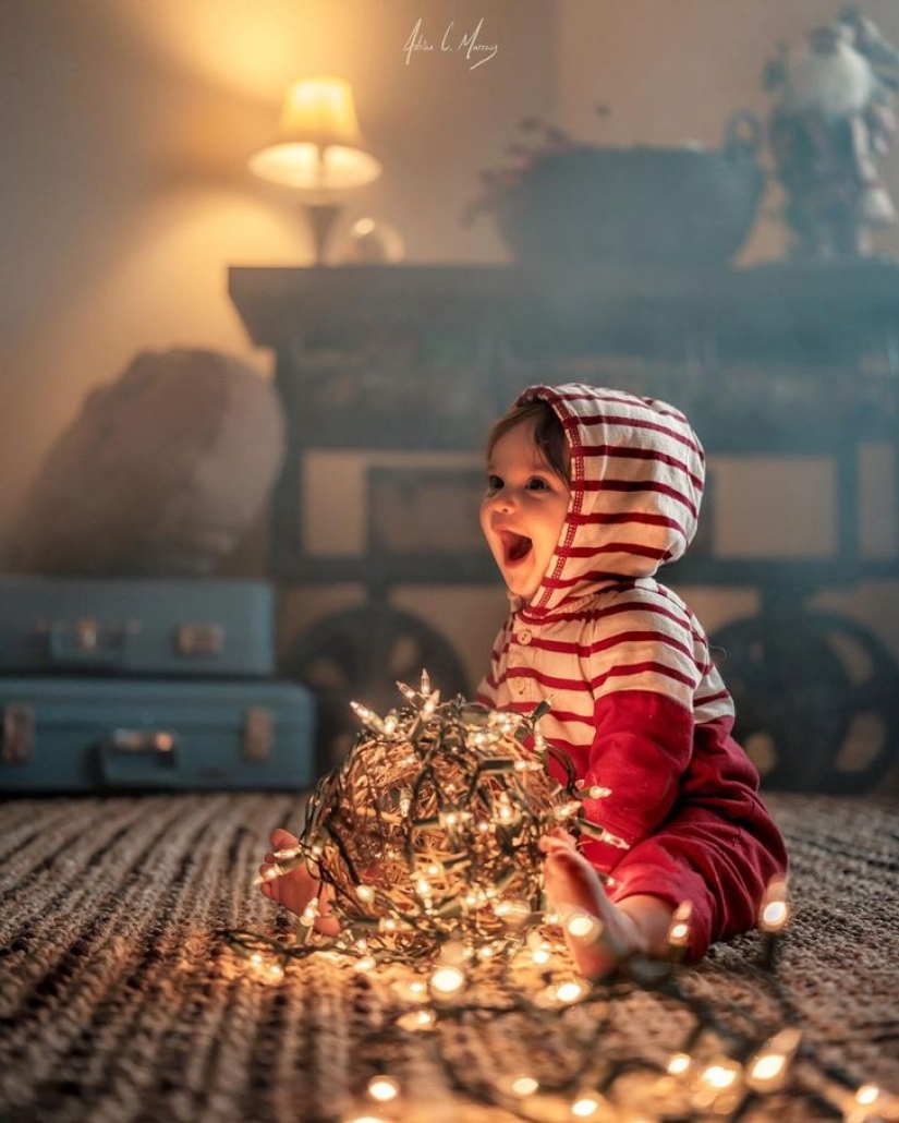 A father of four takes pictures of his children, proving that every day is magical