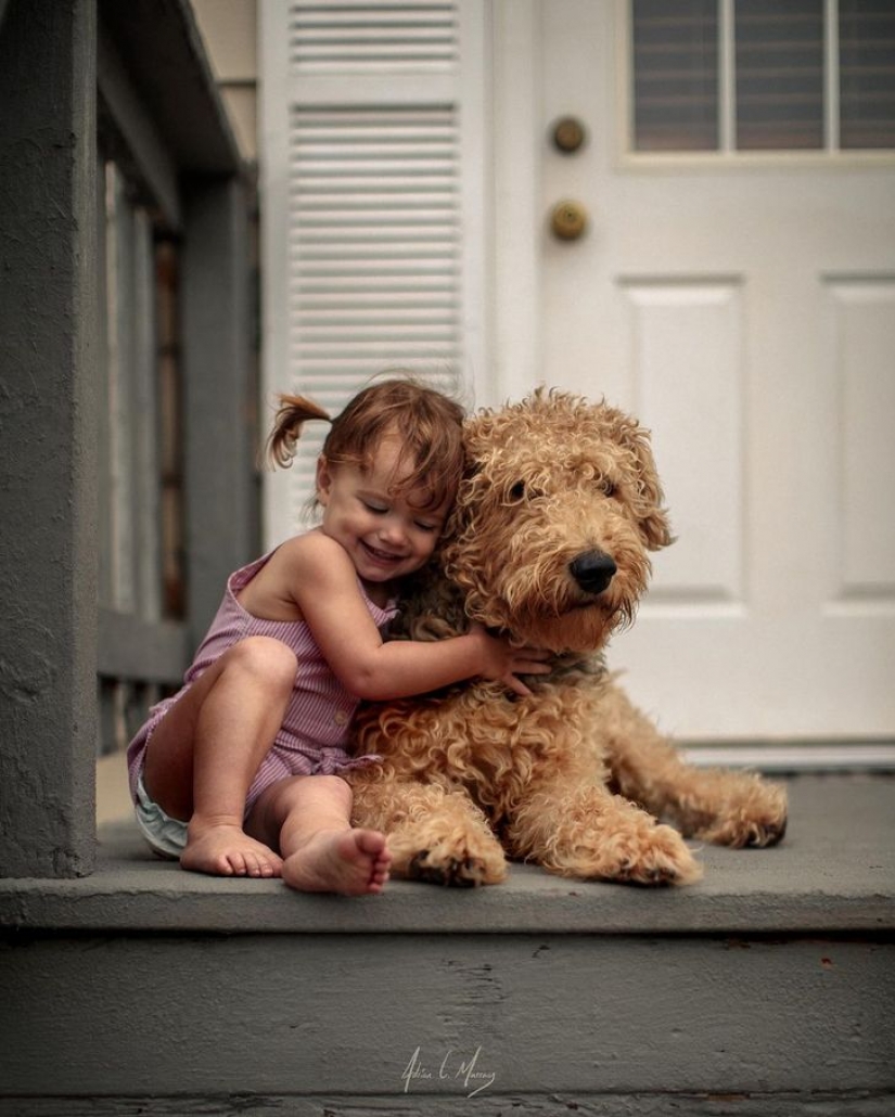 A father of four takes pictures of his children, proving that every day is magical
