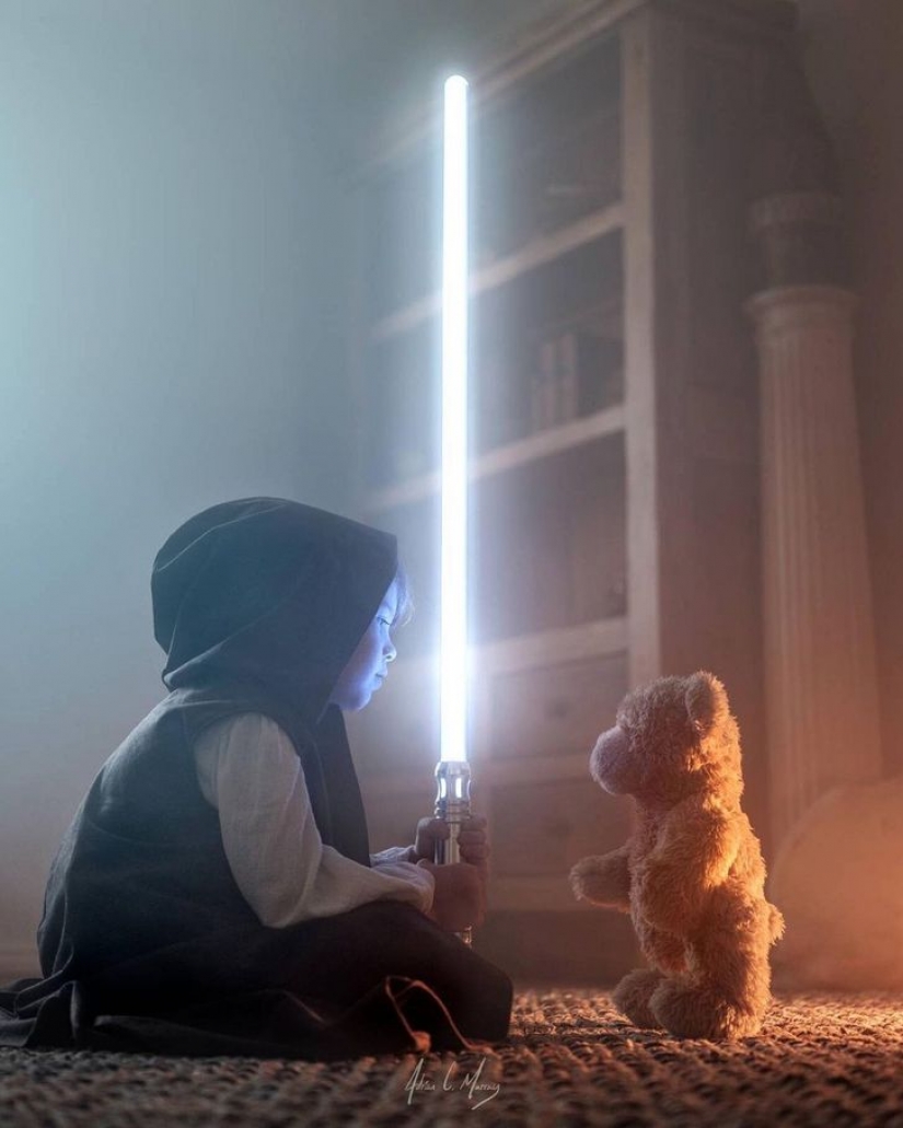 A father of four takes pictures of his children, proving that every day is magical